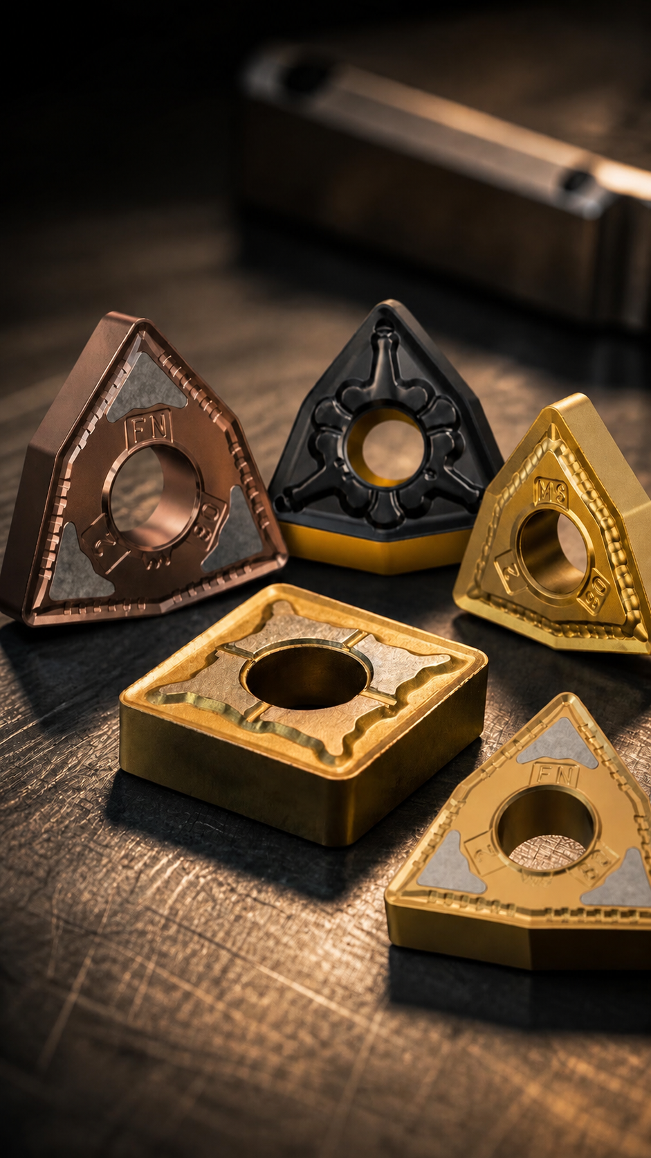 Hoogwaardige metalen inserts en legeringen